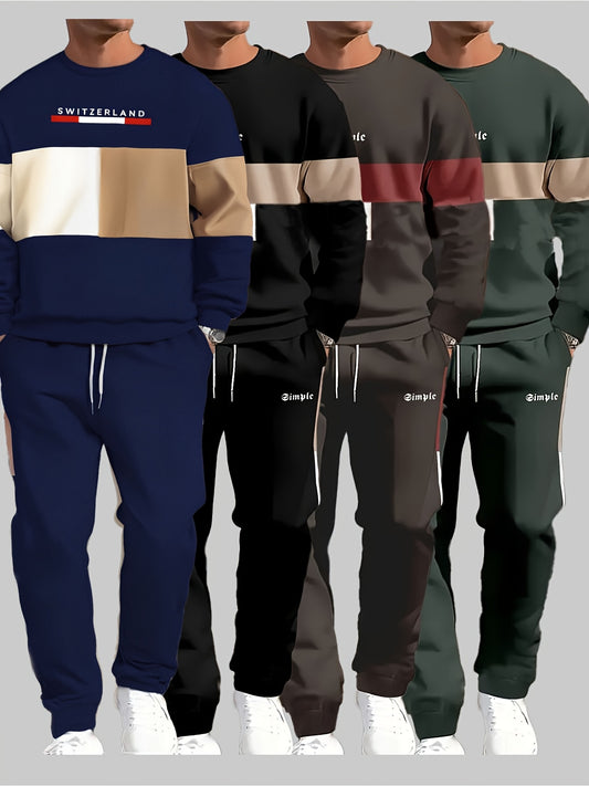 Long-sleeved sweatshirt and sweatpants