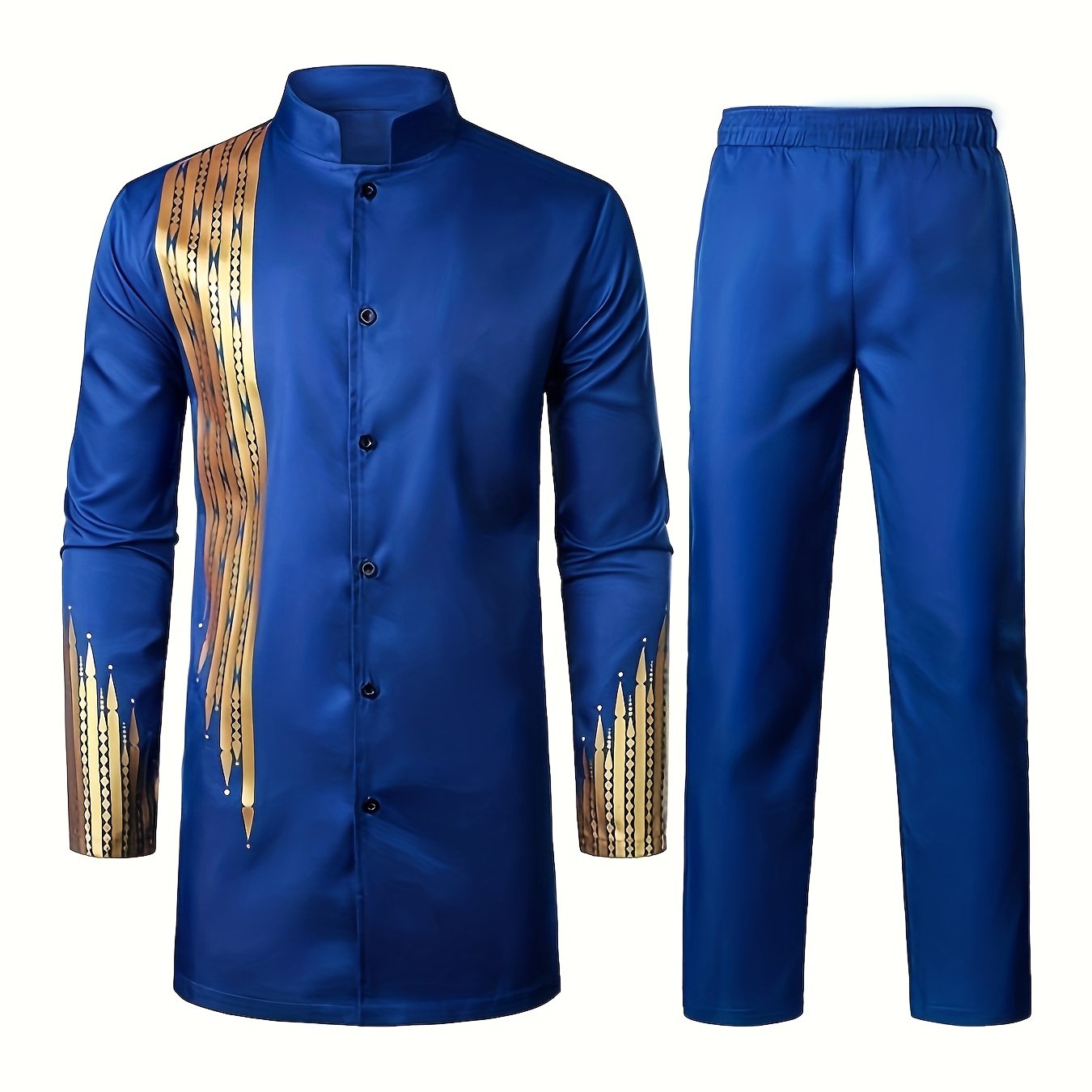 Men's Casual Long-sleeved Two-piece Set