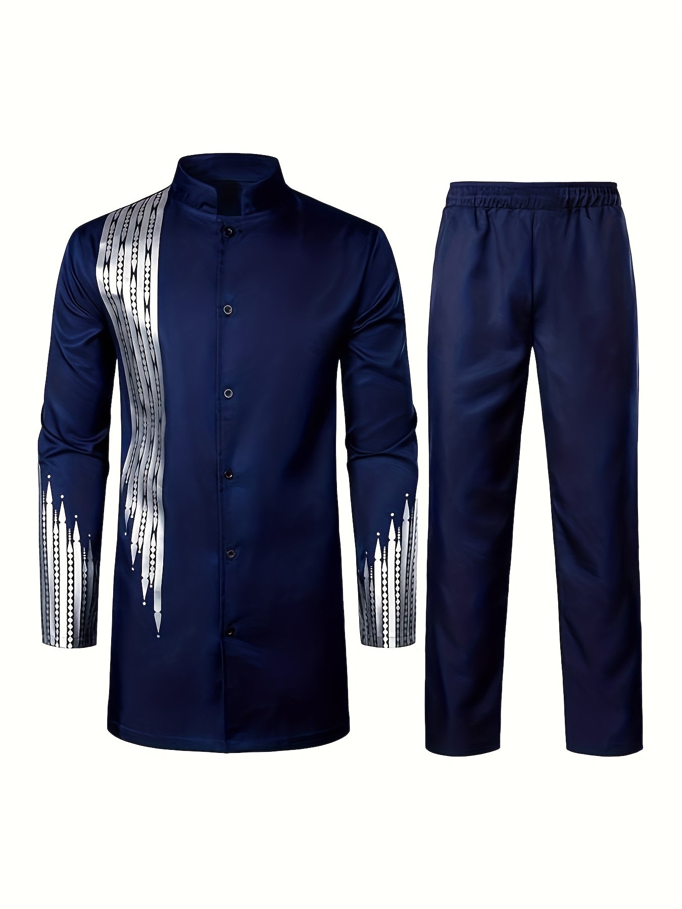 Men's Casual Long-sleeved Two-piece Set