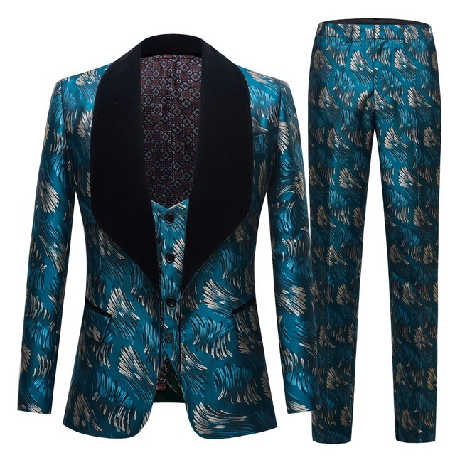 New Kids Wedding Blazer Baby Boys Suit Jackets Formal Coat+ Pants+vest 3 Piece Boy Suits Formal for Wedding Party Boy