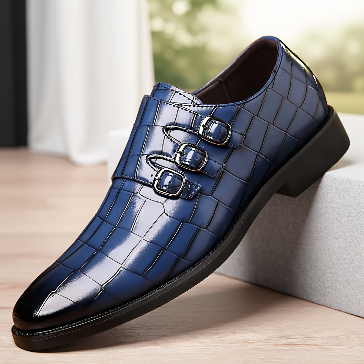 Men’s Glossy British Dress Shoes