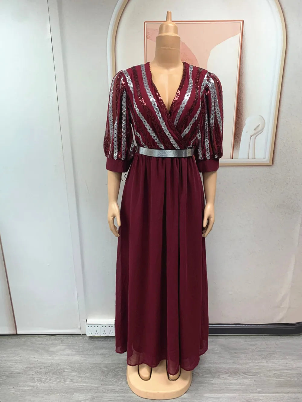 African Dresses for Women Plus Size Lady Africa Clothes Dashiki Ankara Outfits Gown Kaftan Muslim Wedding Party Long Maxi Dress