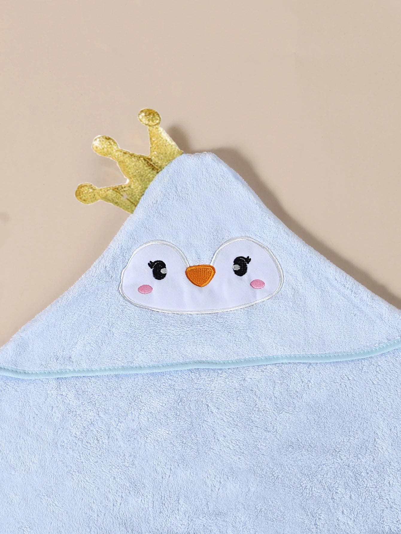 Baby Bath Towel Hooded Polyester Swaddling Girl and Boy Baby Blanket