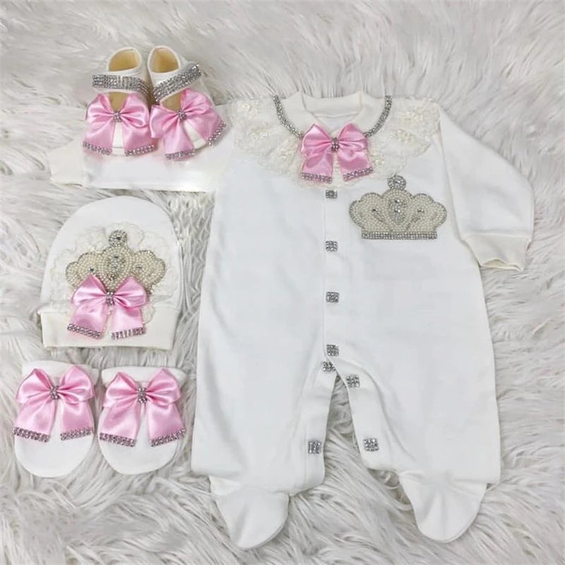 Welcome Home Baby Infant Romper Set photography Swaddle-welcome home baby-Top Super Deals-design 034-0-3M size 59-Free Item Online