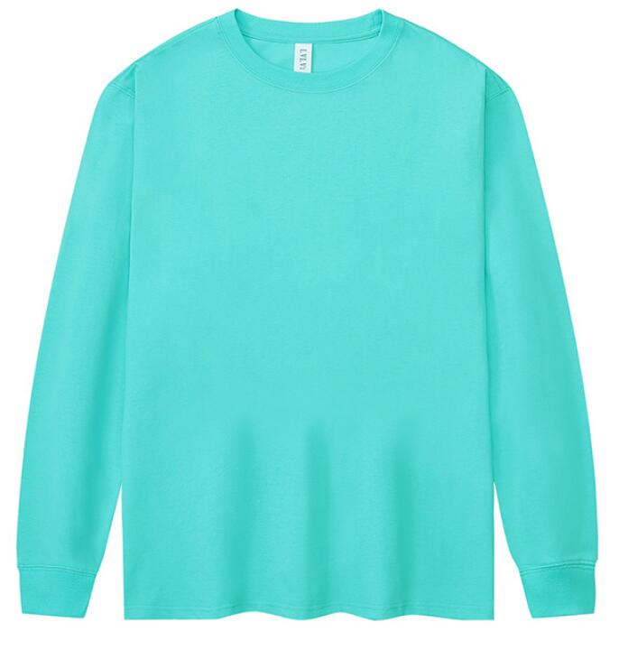 Custom Long Sleeve Shirt Cotton Make Your Design Logo Text High Quality Tops Men Women Print