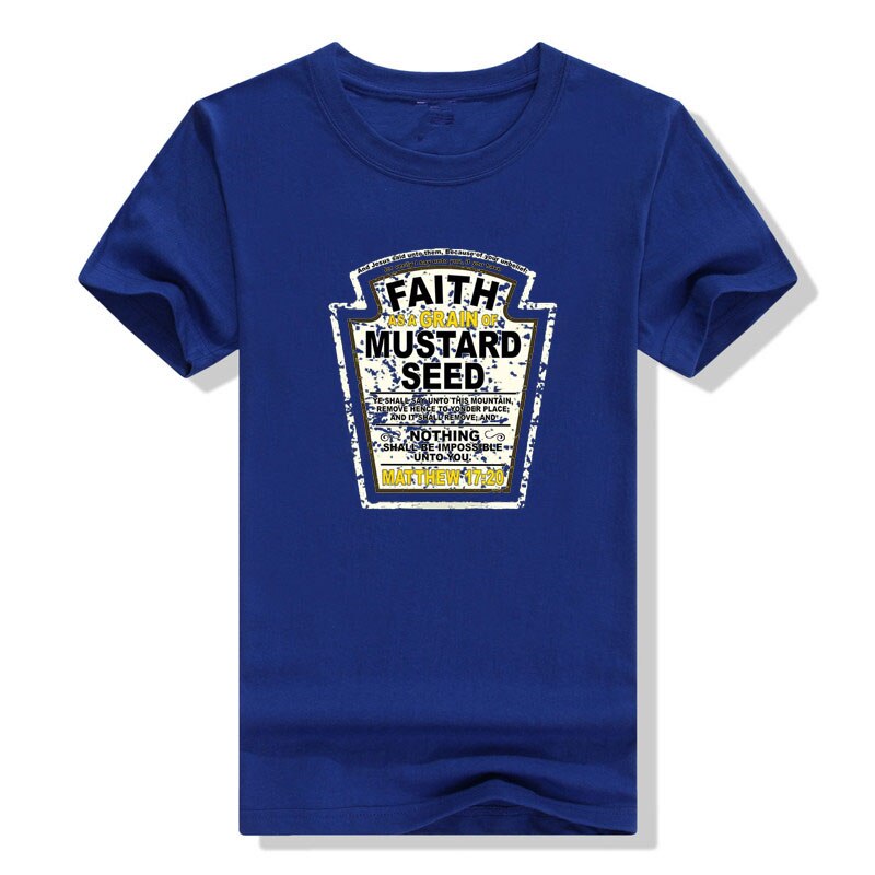 Faith As A Grain of Mustard Seed Christian T-Shirt