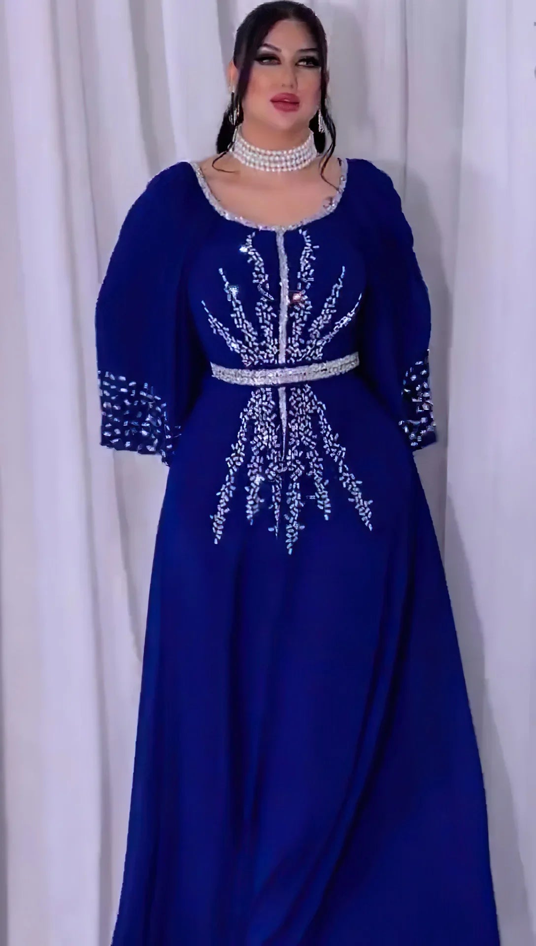 Abaya Women Party Dresses Ramadan Morocco Kaftan Dubai