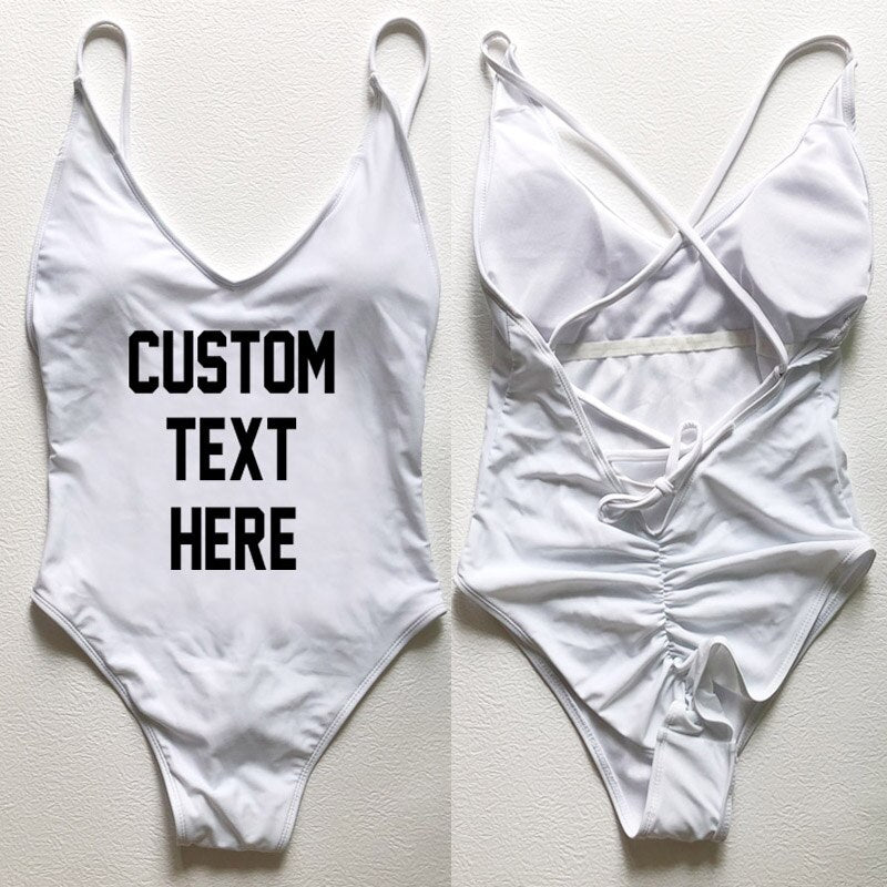 CUSTOM New One Piece Swimsuit Bikini Plus Size