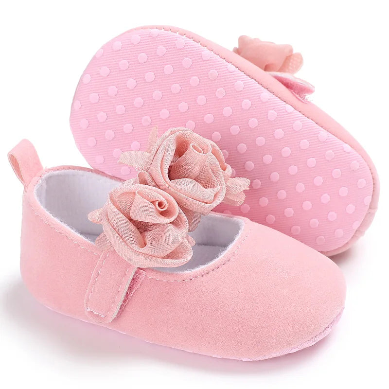 Newborn Cotton Sole Anti-slip Toddler First Walker Crib Shoe Infant Moccasin