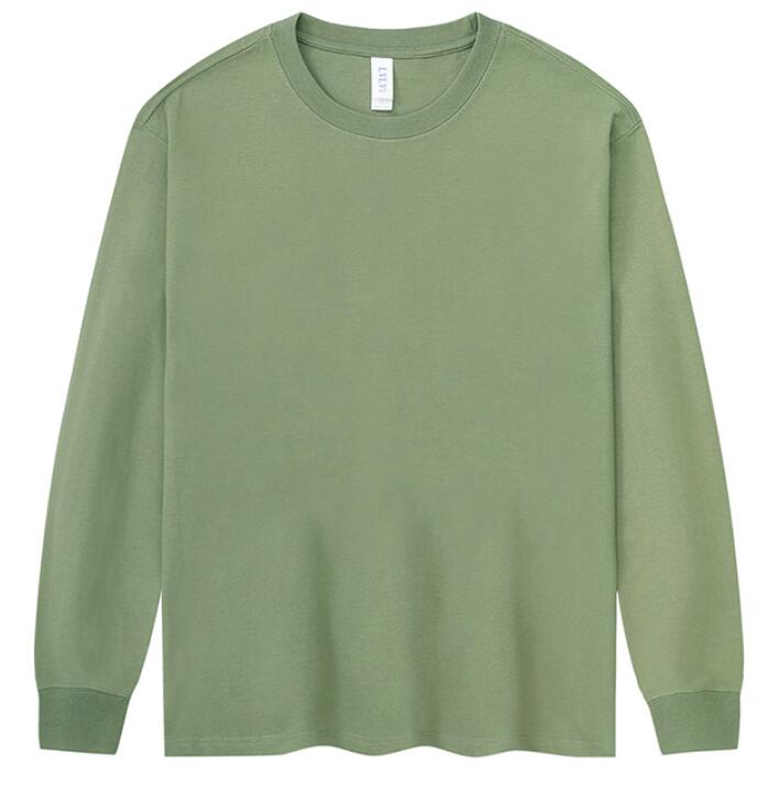 Custom Long Sleeve Shirt Cotton Make Your Design Logo Text High Quality Tops Men Women Print