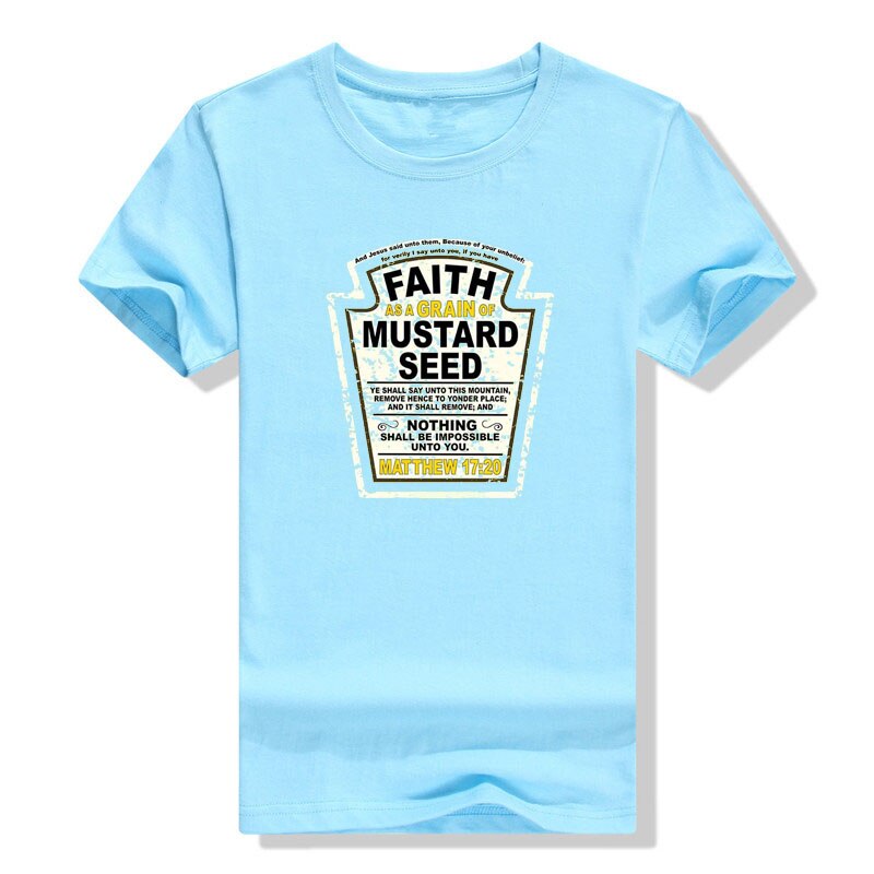 Faith As A Grain of Mustard Seed Christian T-Shirt