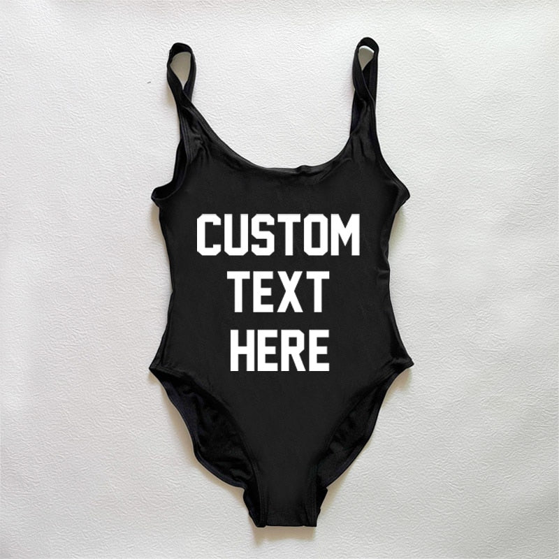 CUSTOM New One Piece Swimsuit Bikini Plus Size