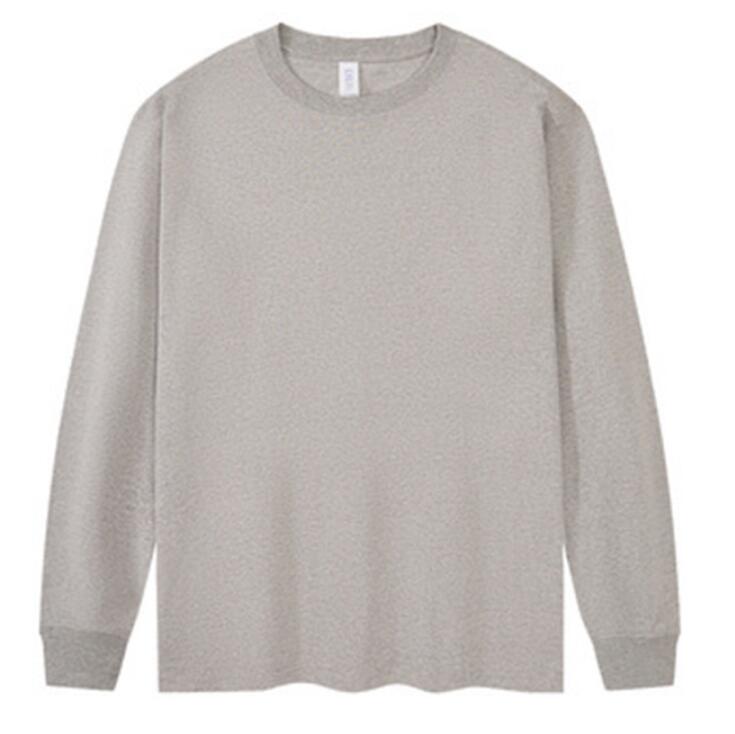 Custom Long Sleeve Shirt Cotton Make Your Design Logo Text High Quality Tops Men Women Print