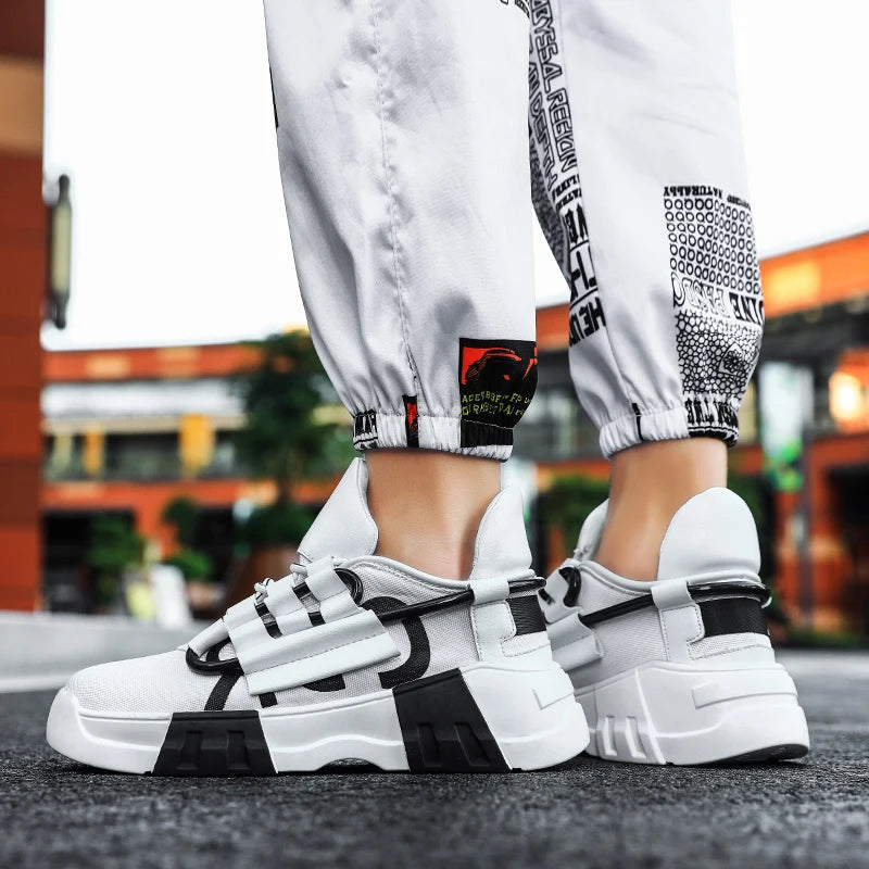 four seasons  men's  personality walk breathable board shoes non-slip