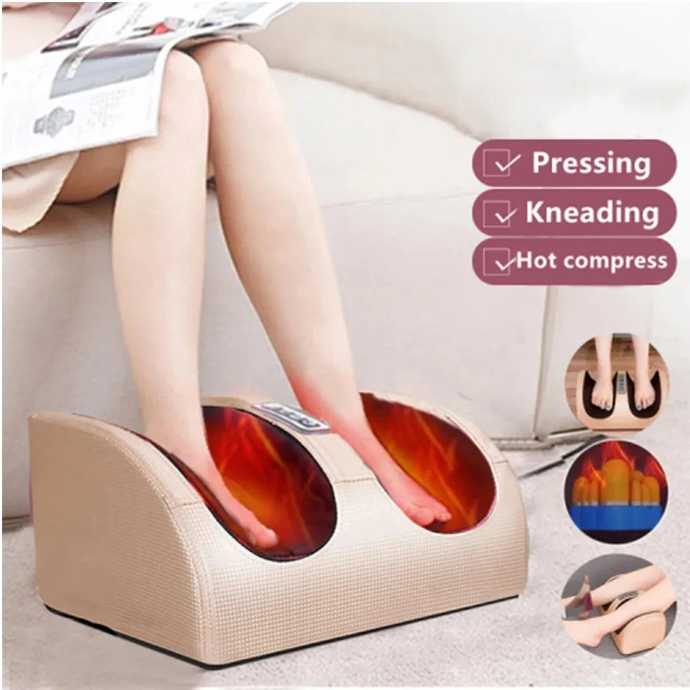 Electric Foot Massager Heating Shiatsu Kneading Relaxation Pain Relief Foot Spa Machines