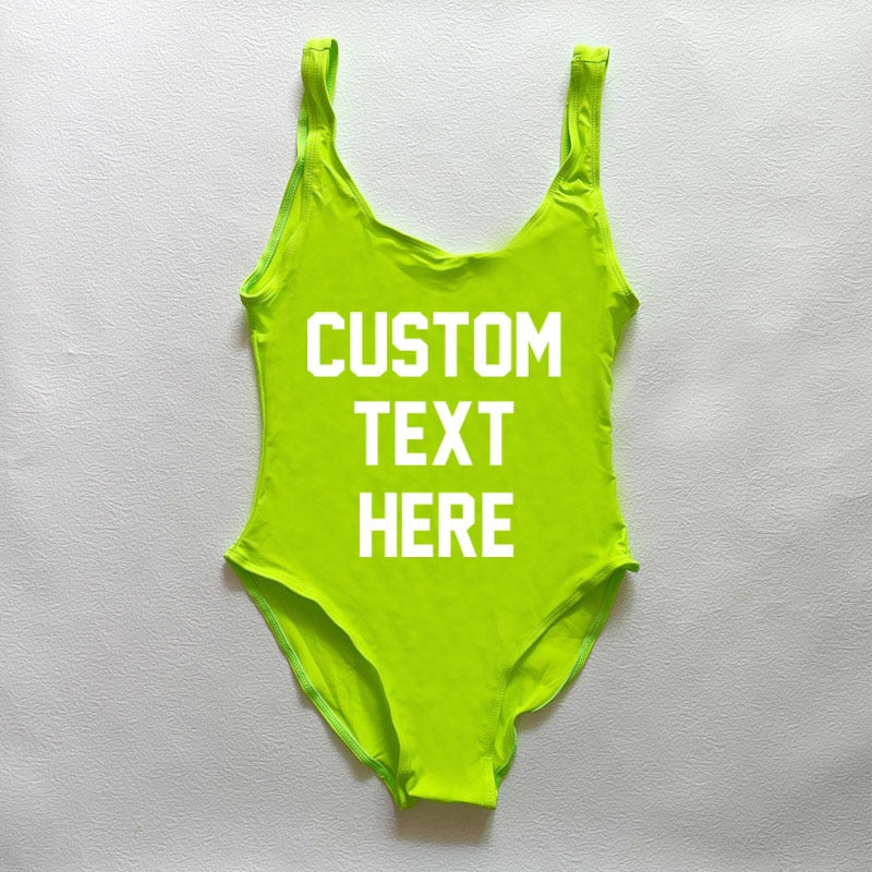 CUSTOM New One Piece Swimsuit Bikini Plus Size