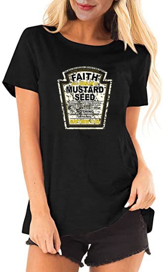 Faith As A Grain of Mustard Seed Christian T-Shirt