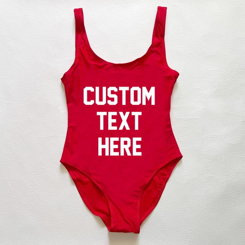 CUSTOM New One Piece Swimsuit Bikini Plus Size