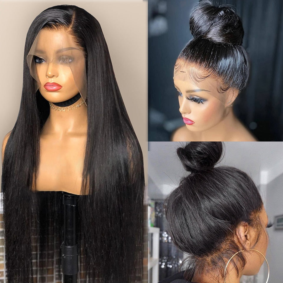 13x4 Straight HD Lace Front Human Hair Wigs