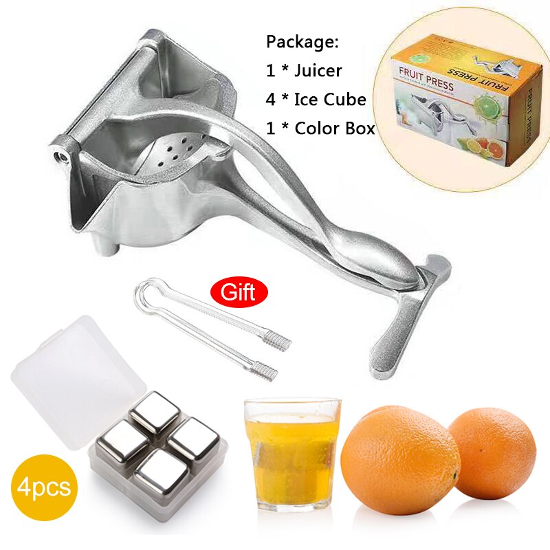 2set/3set/6set Manual Juice Squeezer Aluminum Alloy Hand Pressure Orange Juicer Pomegranate Lemon Squeezer Kitchen Accessories