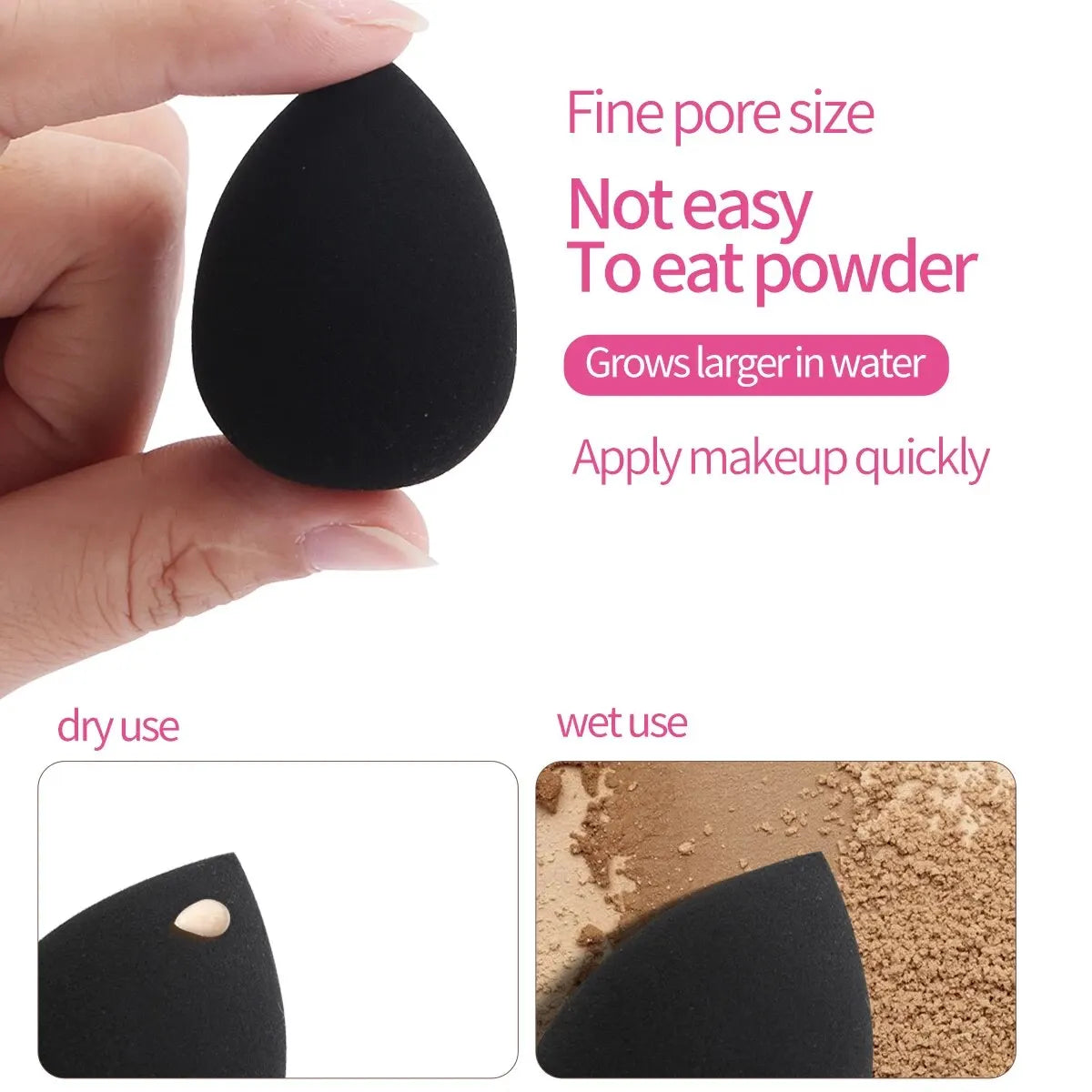 11PCS Makeup Tool Kit Air Cushion Puff Concealer Blend Eyeshadow