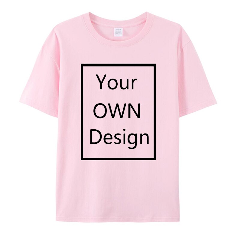 Cotton Custom T Shirt Make Your OWN Design Logo Text Men Print Tshirt Tops Tee