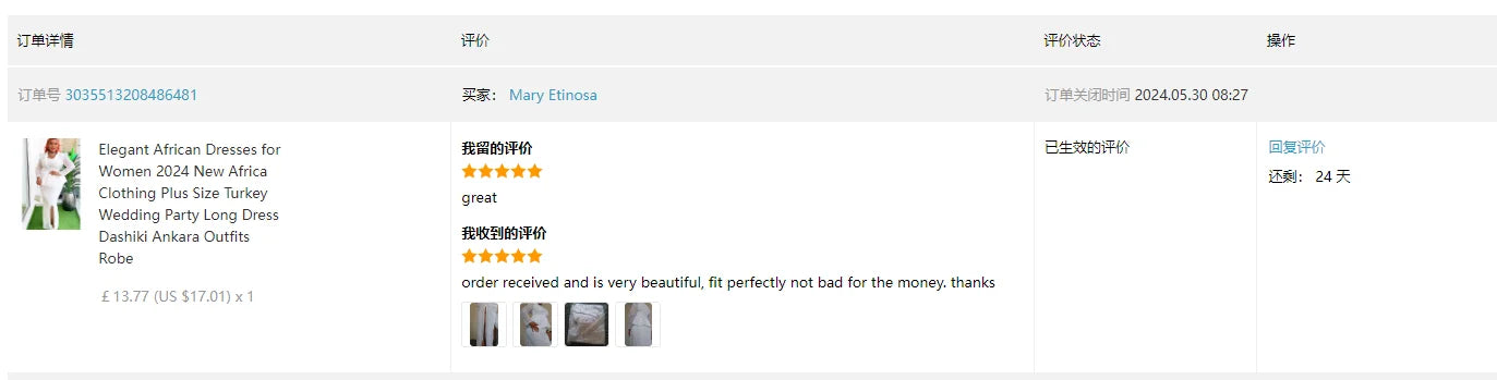 Elegant African Dresses for Women 2024 New Africa Clothing Plus Size Turkey Wedding Party Long Dress Dashiki Ankara Outfits Robe