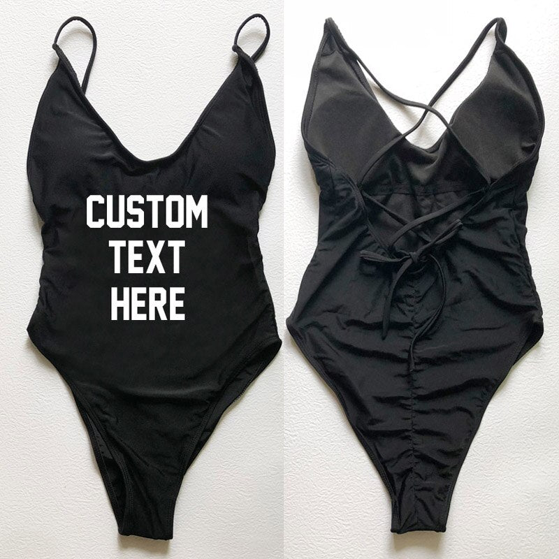 CUSTOM New One Piece Swimsuit Bikini Plus Size