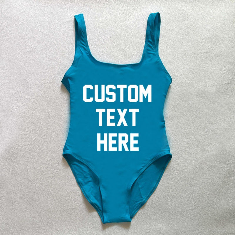 CUSTOM New One Piece Swimsuit Bikini Plus Size