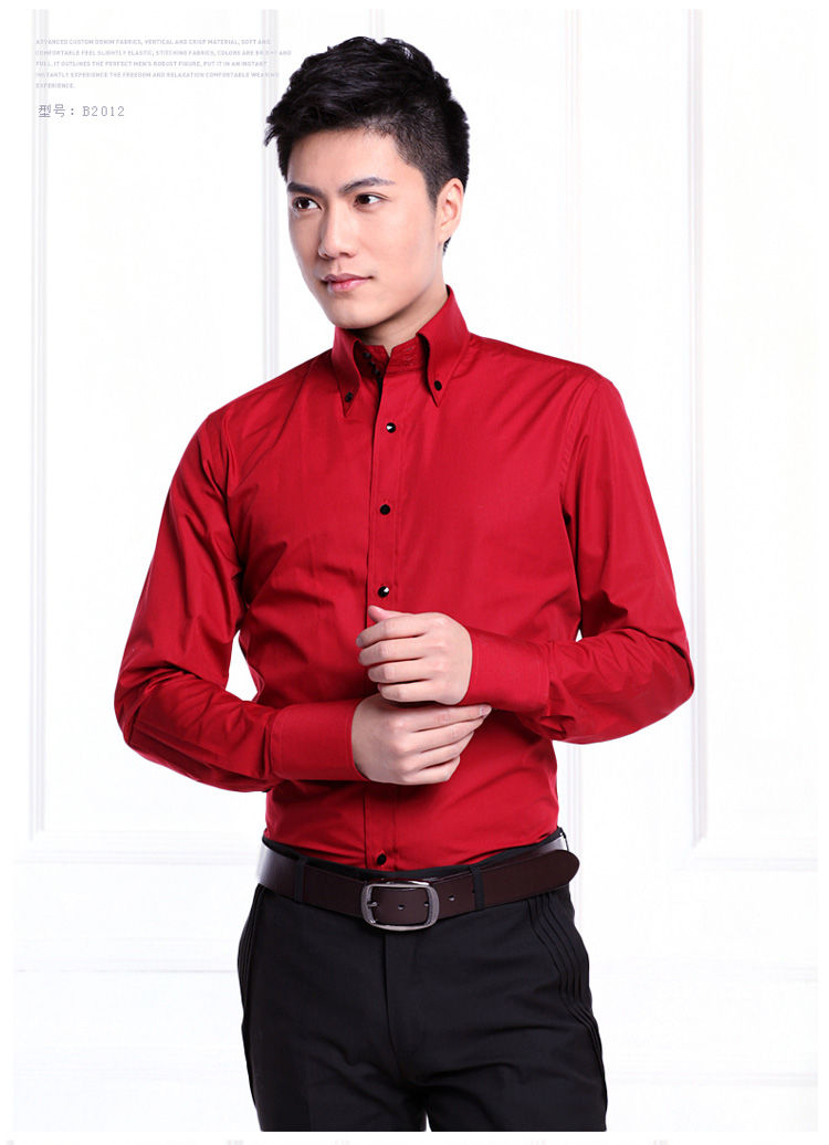 Jenkins Business Dress Shirts Slim Fit Designer Shirts