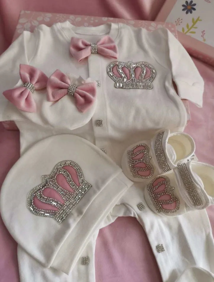 Welcome Home Baby Infant Romper Set photography Swaddle-welcome home baby-Top Super Deals-design 001-6-12M size 73-Free Item Online