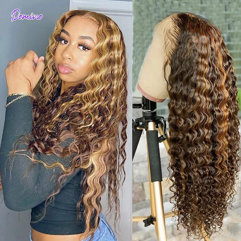 Lace Wigs Remy T Part Brazilian Bone Straight  Human Hair