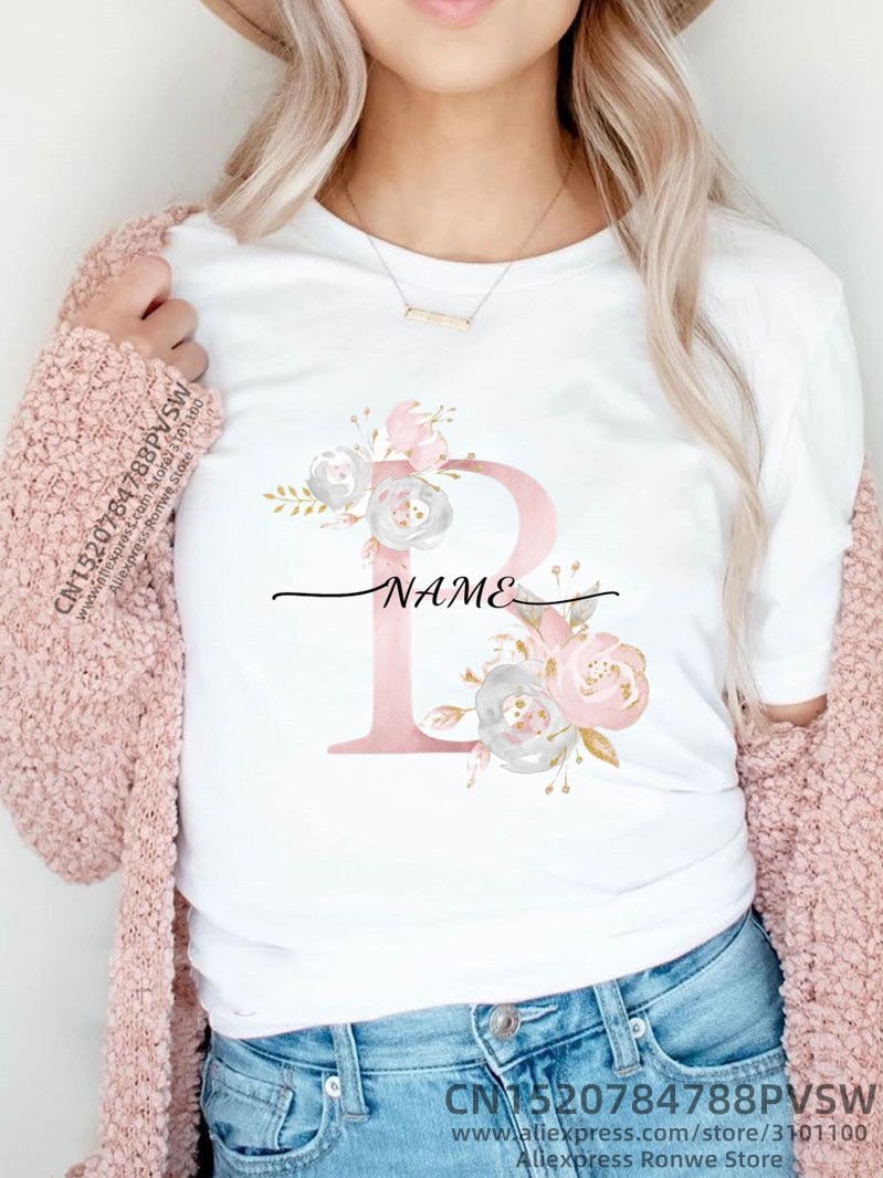 Personalized Custom Name Bridesmaid Team Bride Maid of Honor T-shirt Girl Bridal Bachelorette Party Gifts Wedding Cloth
