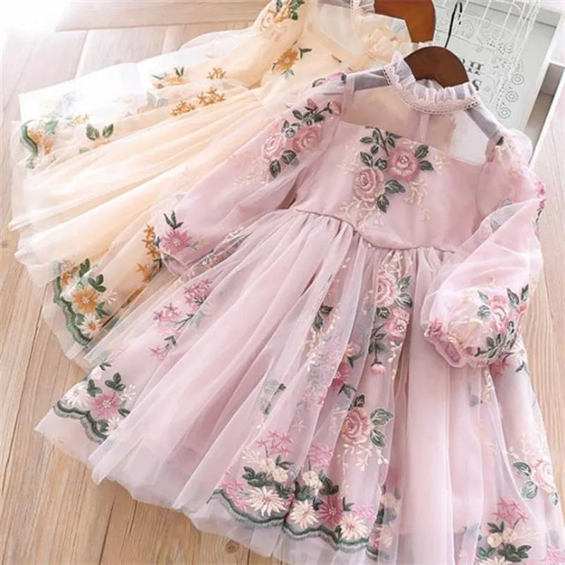 Flower Girls Wedding Party Princess Dress