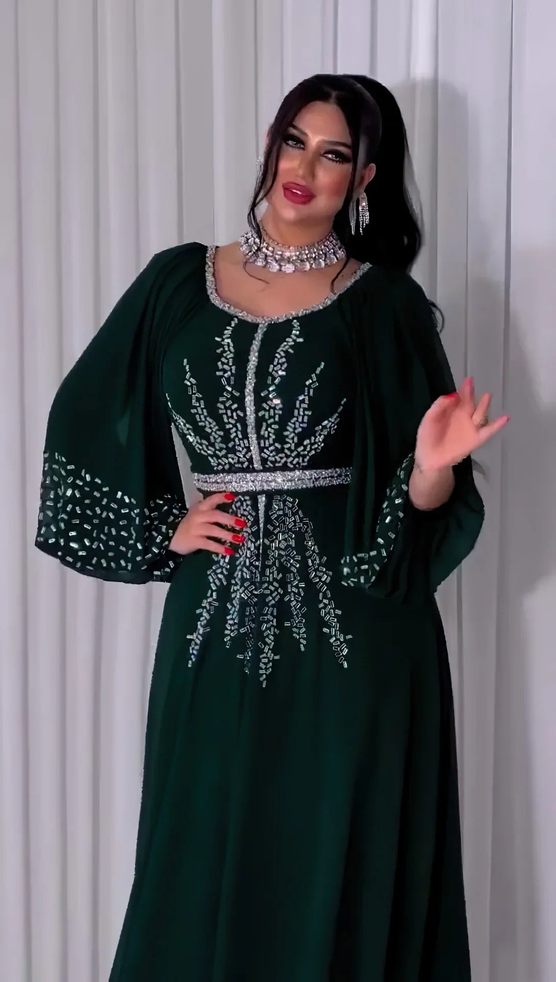 Abaya Women Party Dresses Ramadan Morocco Kaftan Dubai