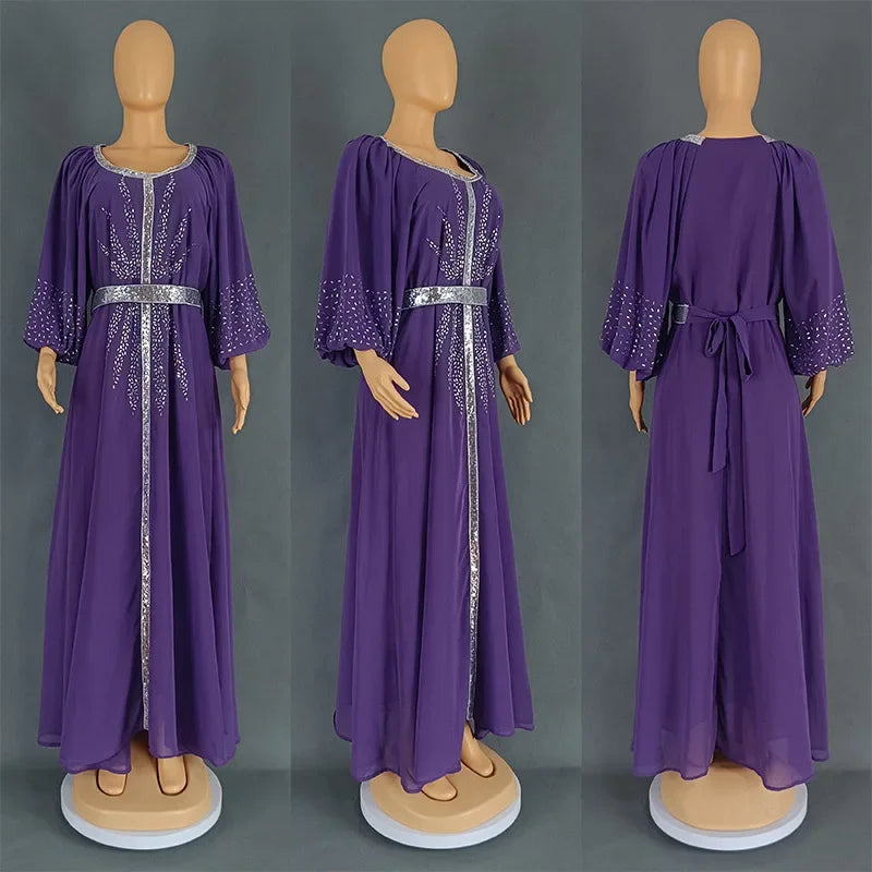 Abaya Women Party Dresses Ramadan Morocco Kaftan Dubai