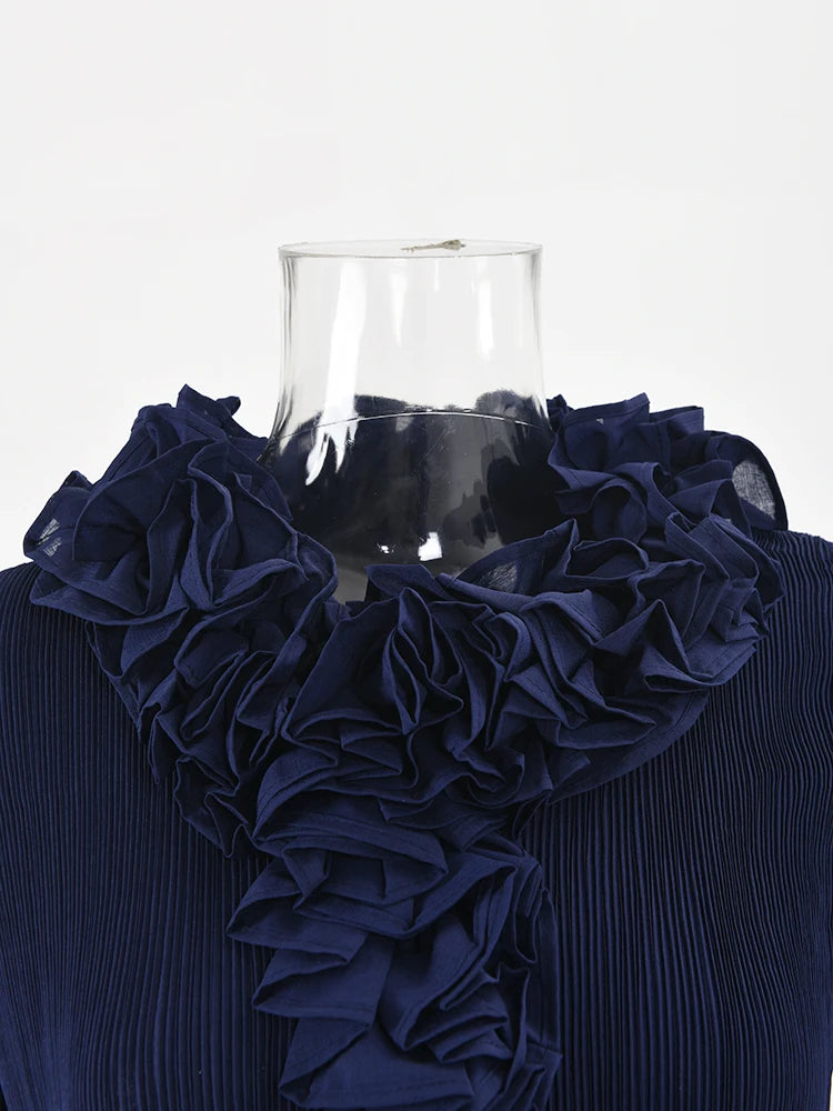 Elegant Party Pleated Irregular Long Dress For Women