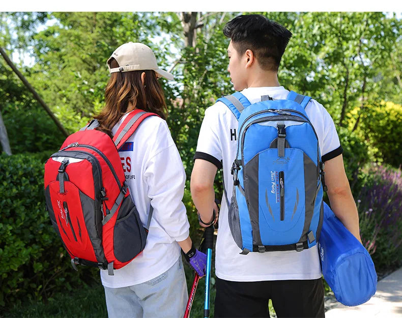 Portable Outdoor Mountaineering Bag Large Capacity Travel Bag Waterproof Men's and Women's Backpack Lightweight Travel Backpack