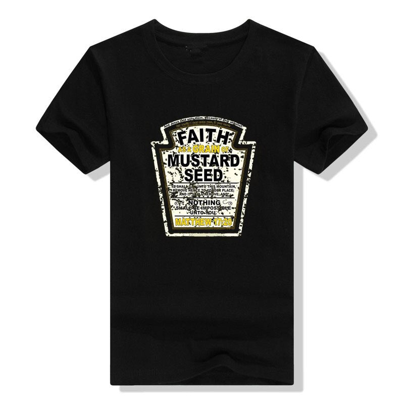 Faith As A Grain of Mustard Seed Christian T-Shirt