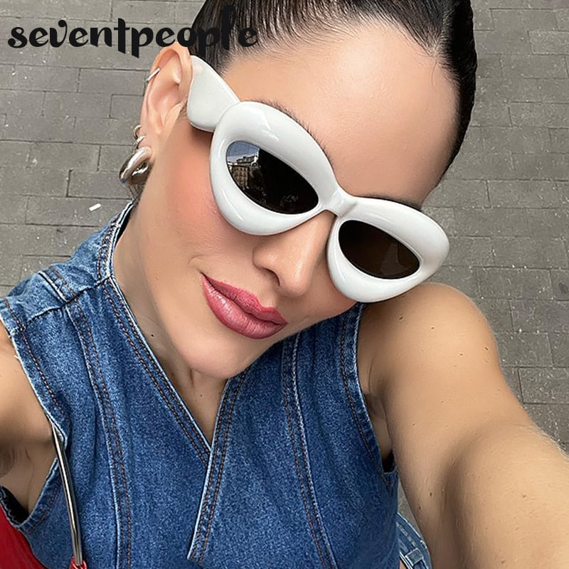 Cat Eye Sunglasses Women Sexy Lip-Shaped Sun Glasses
