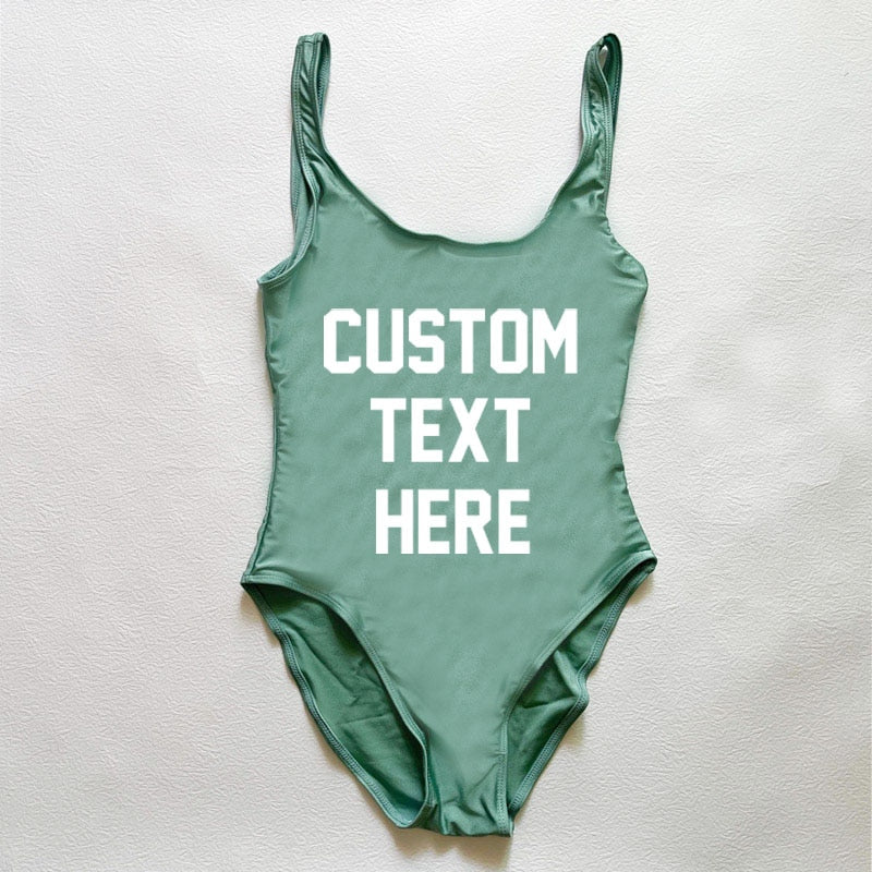 CUSTOM New One Piece Swimsuit Bikini Plus Size