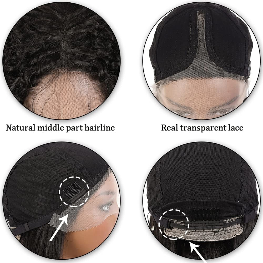 Ombre Brown Kinky Curly Lace Front Wigs