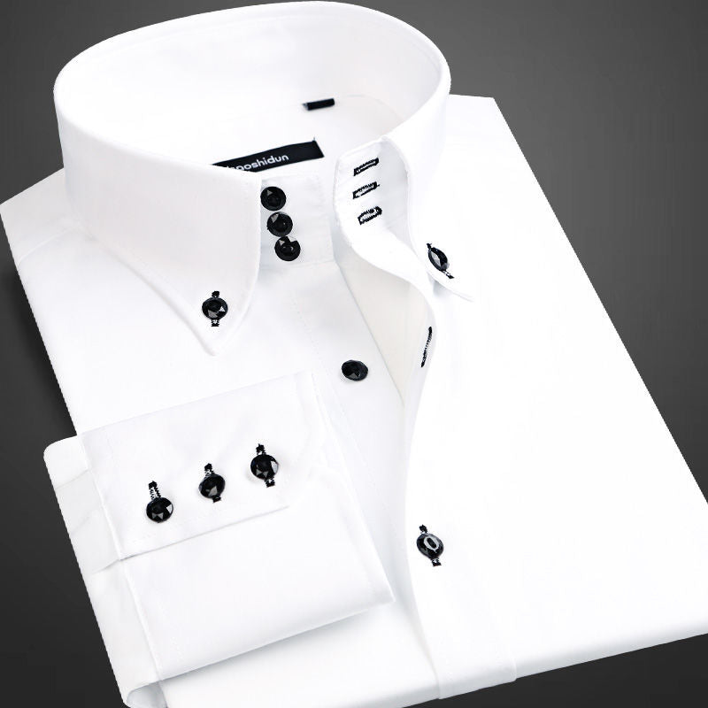 Jenkins Business Dress Shirts Slim Fit Designer Shirts