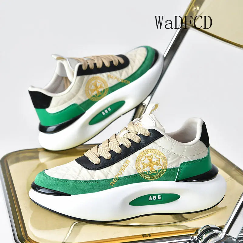 Chunky Sneakers Men Soft Sole Running Shoes