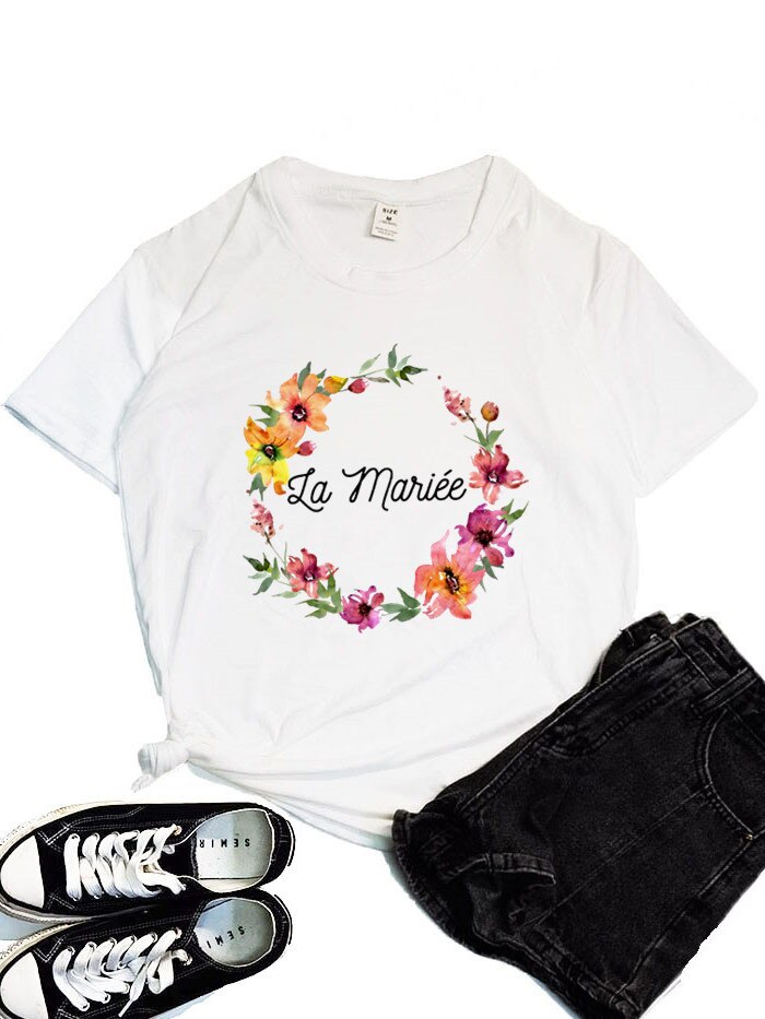 Flower Team Bride To Be  Tops Tees
