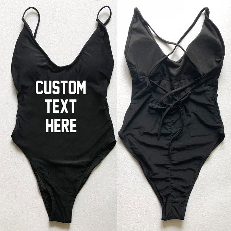 CUSTOM New One Piece Swimsuit Bikini Plus Size
