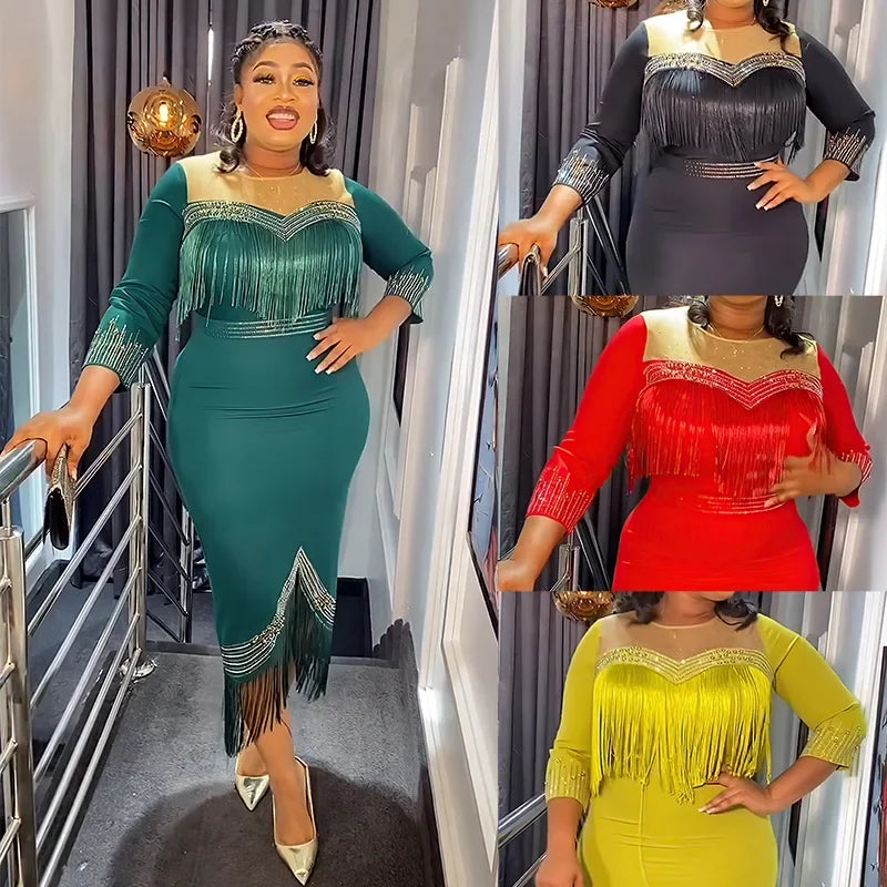 Autumn Luxury Evening Dresses Women Outfits
