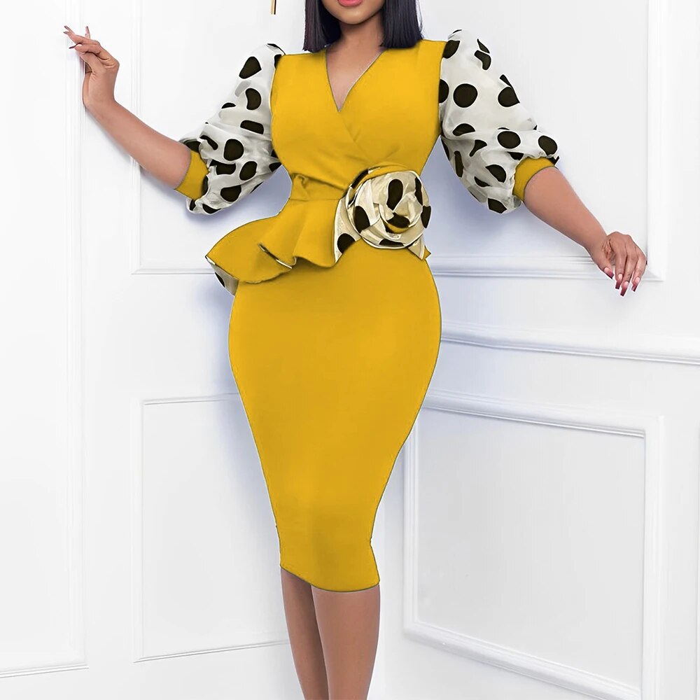 Plus Size Knitted Pencil Dress for Women Clothing Autumn Winter Hip Long Skirt Female