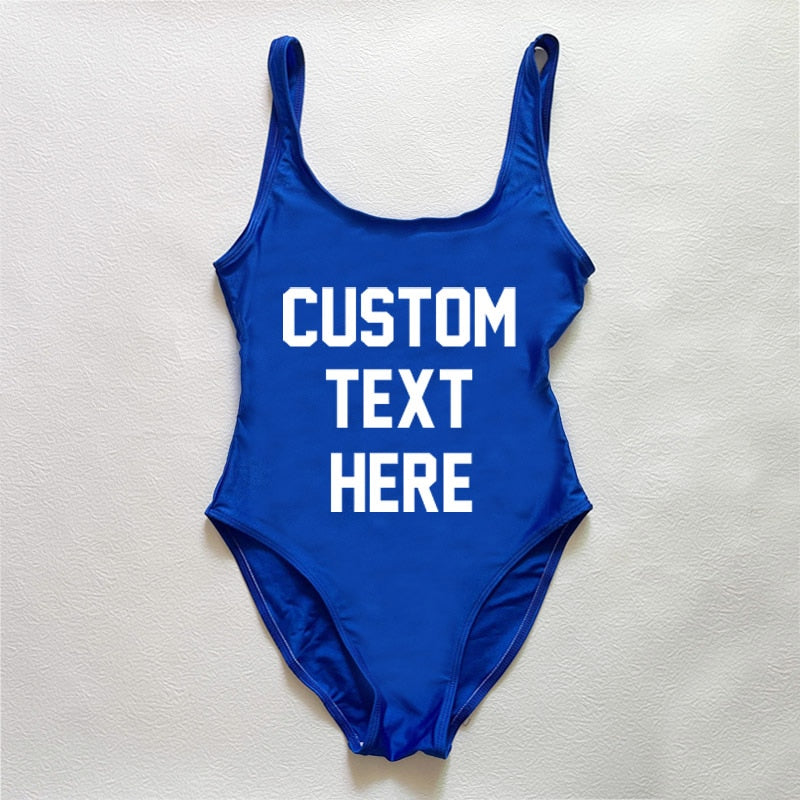 CUSTOM New One Piece Swimsuit Bikini Plus Size