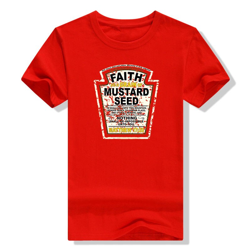 Faith As A Grain of Mustard Seed Christian T-Shirt